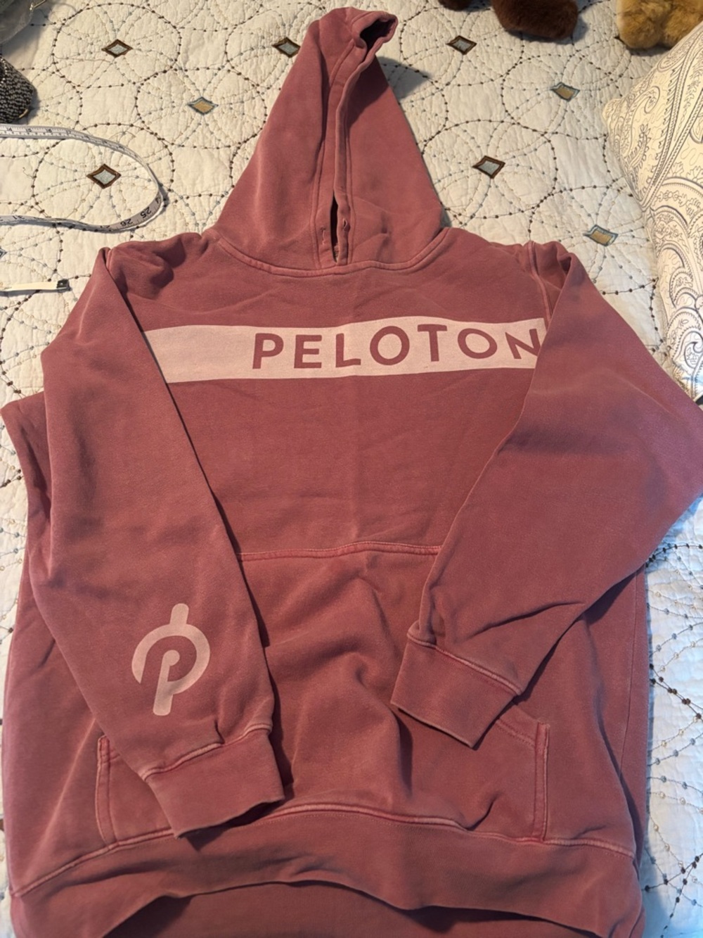 Jack by BB Dakota Dusty Rose Peloton Pullover Crewneck Hoodie